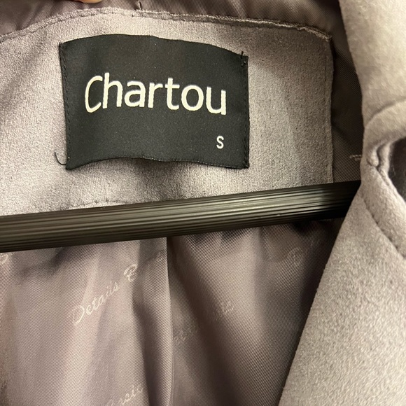 Chartou Faux Suede Jacket Size S - Picture 2 of 5